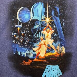 Disney Star Wars Episode IV A New Hope Men's Shirt Medium EUC